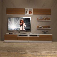 Decoraktiv Trendstyle 5220S Mdf Tv Ünitesi Tv Sehpası Beyaz - Ceviz