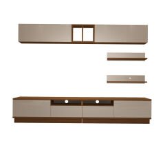 Decoraktiv Trendstyle 5220S Mdf Tv Ünitesi Tv Sehpası Ceviz - Beyaz