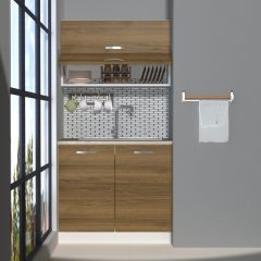 Decoraktiv Mini 90Y MDF Hazır Mutfak Dolabı Pera