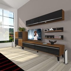 Decoraktiv Eko 6Y Mdf Std Silver Tv Ünitesi Tv Sehpası
