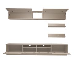 Decoraktiv Trendstyle 5220 Slm Tv Ünitesi Tv Sehpası Parlak Beyaz