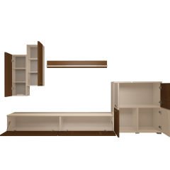 Decoraktiv Eko 6 Slm Std Tv Ünitesi Tv Sehpası Beyaz - Ceviz