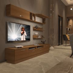 Decoraktiv Trendstyle 5220 Slm Tv Ünitesi Tv Sehpası Ceviz