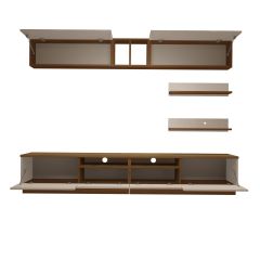 Decoraktiv Trendstyle 5220 Slm Tv Ünitesi Tv Sehpası Ceviz - Beyaz