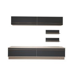 Decoraktiv Eko 5B Mdf Std Tv Ünitesi Tv Sehpası Beyaz - Antrasit