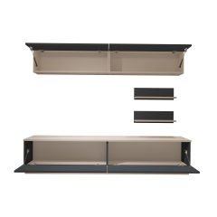 Decoraktiv Eko 5B Mdf Std Tv Ünitesi Tv Sehpası Beyaz - Antrasit
