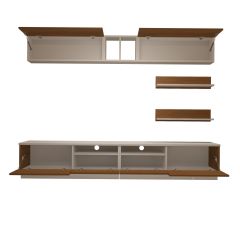 Decoraktiv Trendstyle 5220S Slm Tv Ünitesi Tv Sehpası Beyaz - Ceviz