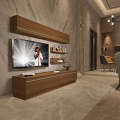 Decoraktiv Eko 5B Mdf Std Tv Ünitesi Tv Sehpası Ceviz
