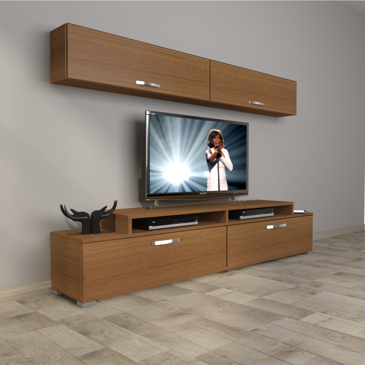 Decoraktiv Ekoflex 5 Slm Tv Ünitesi Tv Sehpası Ceviz