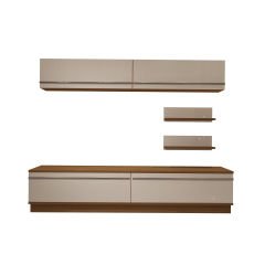 Decoraktiv Eko 5B Mdf Std Tv Ünitesi Tv Sehpası Ceviz - Beyaz