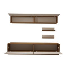 Decoraktiv Eko 5B Mdf Std Tv Ünitesi Tv Sehpası Ceviz - Beyaz