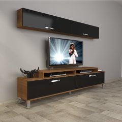 Decoraktiv Ekoflex 5 Slm Krom Ayaklı Tv Ünitesi Tv Sehpası