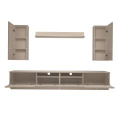 Decoraktiv Trendstyle 5220D Mdf Tv Ünitesi Tv Sehpası Parlak Beyaz