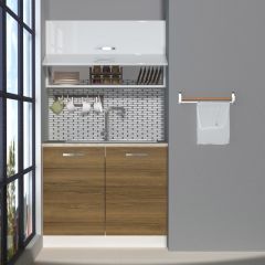 Decoraktiv Mini 100Y MDF Hazır Mutfak Dolabı Pera - Beyaz