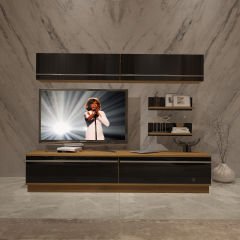 Decoraktiv Eko 5B Mdf Std Tv Ünitesi Tv Sehpası Pera - Siyah