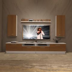 Decoraktiv Trendstyle 5220D Mdf Tv Ünitesi Tv Sehpası Beyaz - Ceviz