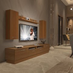 Decoraktiv Trendstyle 5220D Mdf Tv Ünitesi Tv Sehpası Ceviz