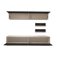 Decoraktiv Eko 5B Mdf Std Tv Ünitesi Tv Sehpası Beyaz - Siyah Mermer
