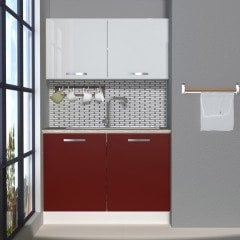 Decoraktiv Mini 120 MDF Hazır Mutfak Dolabı