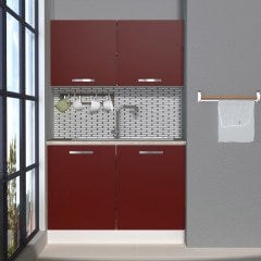 Decoraktiv Mini 120 MDF Hazır Mutfak Dolabı