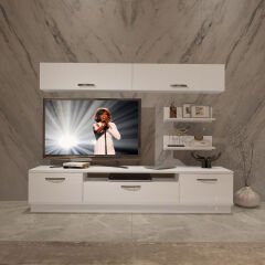 Decoraktiv Trendstyle 5 Mdf Tv Ünitesi Tv Sehpası Parlak Beyaz