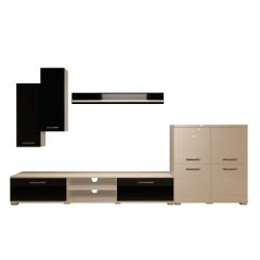 Decoraktiv Eko 6 Slm Dvd Tv Ünitesi Tv Sehpası Beyaz - Siyah