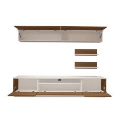 Decoraktiv Trendstyle 5 Mdf Tv Ünitesi Tv Sehpası Beyaz - Ceviz