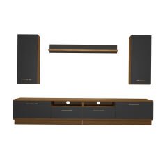 Decoraktiv Trendstyle 5220D Mdf Tv Ünitesi Tv Sehpası Pera - Antrasit