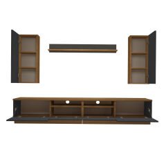 Decoraktiv Trendstyle 5220D Mdf Tv Ünitesi Tv Sehpası Pera - Antrasit