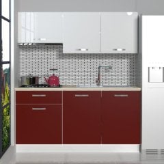 Decoraktiv Naturel 160 MDF Hazır Mutfak Dolabı