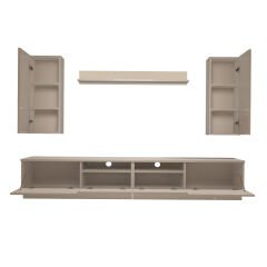 Decoraktiv Trendstyle 5220DS Mdf Tv Ünitesi Tv Sehpası Parlak Beyaz