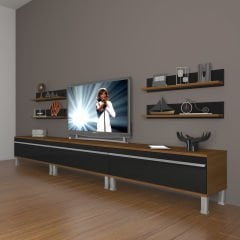 Decoraktiv Eko 270r Mdf Krom Ayaklı Tv Ünitesi Tv Sehpası