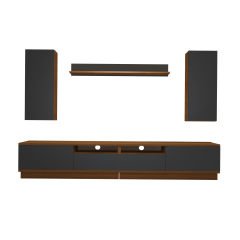 Decoraktiv Trendstyle 5220DS Mdf Tv Ünitesi Tv Sehpası Ceviz - Antrasit