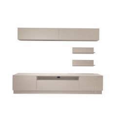 Decoraktiv Trendstyle 5S Mdf Tv Ünitesi Tv Sehpası Parlak Beyaz