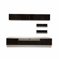 Decoraktiv Trendstyle 5S Mdf Tv Ünitesi Tv Sehpası Beyaz - Siyah