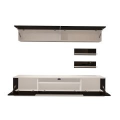 Decoraktiv Trendstyle 5S Mdf Tv Ünitesi Tv Sehpası Beyaz - Siyah