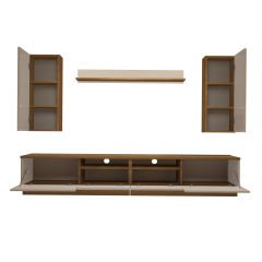 Decoraktiv Trendstyle 5220DS Mdf Tv Ünitesi Tv Sehpası Pera - Beyaz