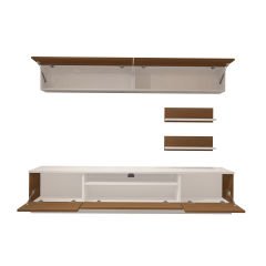 Decoraktiv Trendstyle 5S Mdf Tv Ünitesi Tv Sehpası Beyaz - Ceviz