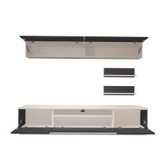 Decoraktiv Trendstyle 5S Mdf Tv Ünitesi Tv Sehpası Beyaz - Antrasit