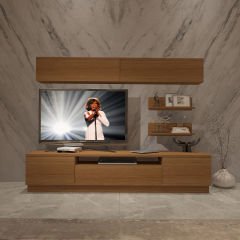 Decoraktiv Trendstyle 5S Mdf Tv Ünitesi Tv Sehpası Ceviz