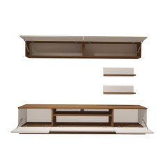 Decoraktiv Trendstyle 5S Mdf Tv Ünitesi Tv Sehpası Ceviz - Beyaz