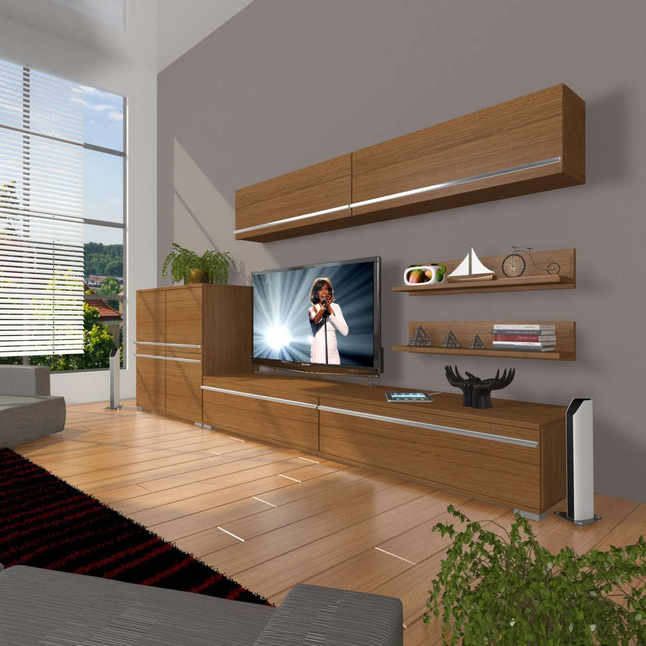 Decoraktiv Eko 6Y Mdf Std Tv Ünitesi Tv Sehpası
