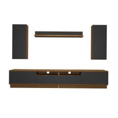 Decoraktiv Trendstyle 5220DS Mdf Tv Ünitesi Tv Sehpası Pera - Antrasit