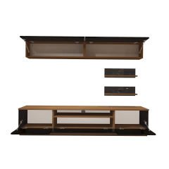 Decoraktiv Trendstyle 5S Mdf Tv Ünitesi Tv Sehpası Ceviz - Siyah