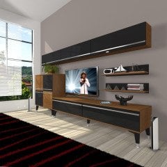 Decoraktiv Eko 8 Mdf Std Silver Tv Ünitesi Tv Sehpası