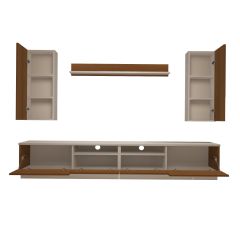 Decoraktiv Trendstyle 5220D Slm Tv Ünitesi Tv Sehpası Beyaz - Ceviz