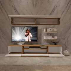 Decoraktiv Trendstyle 5S Mdf Tv Ünitesi Tv Sehpası Pera - Beyaz