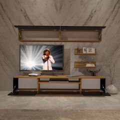 Decoraktiv Trendstyle 5S Mdf Tv Ünitesi Tv Sehpası Pera - Siyah