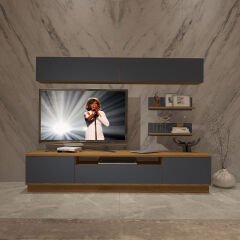 Decoraktiv Trendstyle 5S Mdf Tv Ünitesi Tv Sehpası Pera - Antrasit
