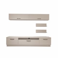 Decoraktiv Trendstyle 5 Slm Tv Ünitesi Tv Sehpası Parlak Beyaz